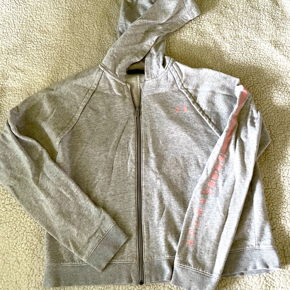 Under Armour Zip-Up Cropped Hoodie